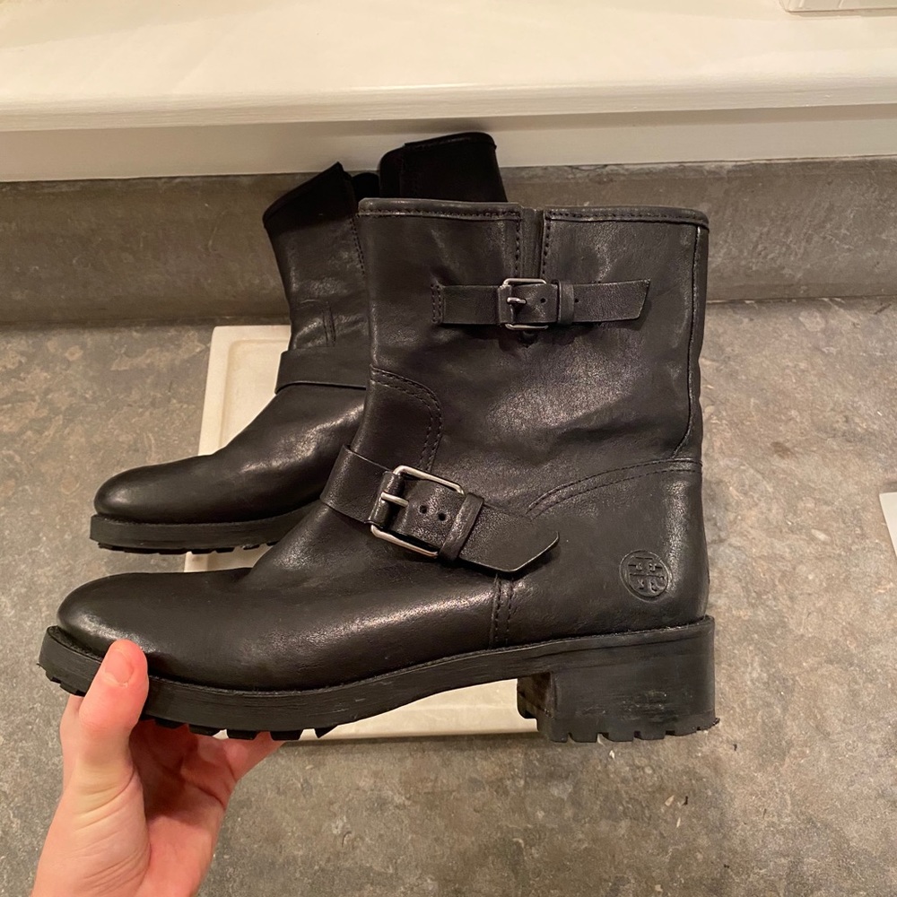 Tory Burch combat boots